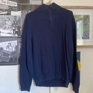 J. Crew Navy Blue Turtleneck